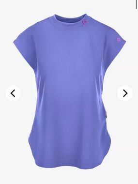 Med Couture Lavender Short-Sleeve scrub top